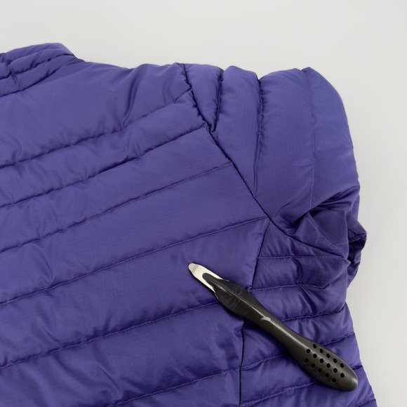 Patagonia Women's Down Jacket Purple Size Large Lightweight Puffer Insulated - Picture 6 of 14